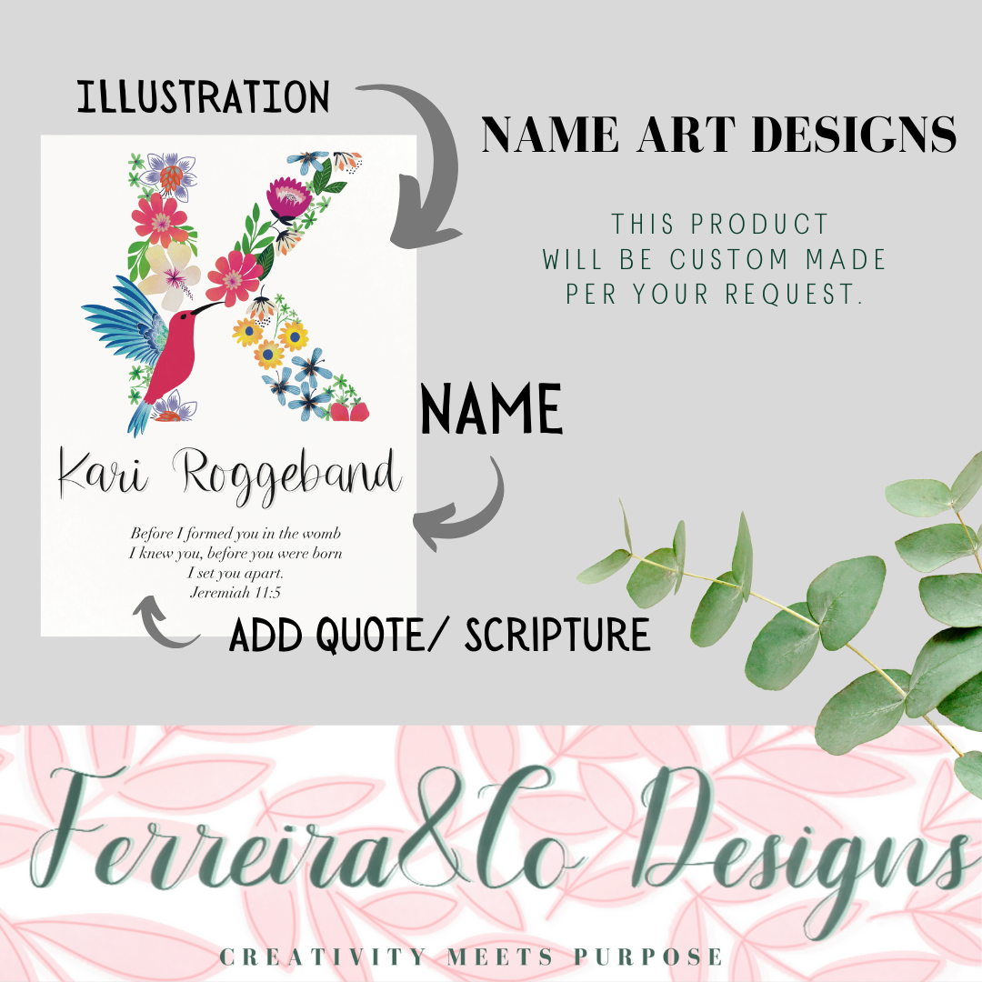 Custom Name Art