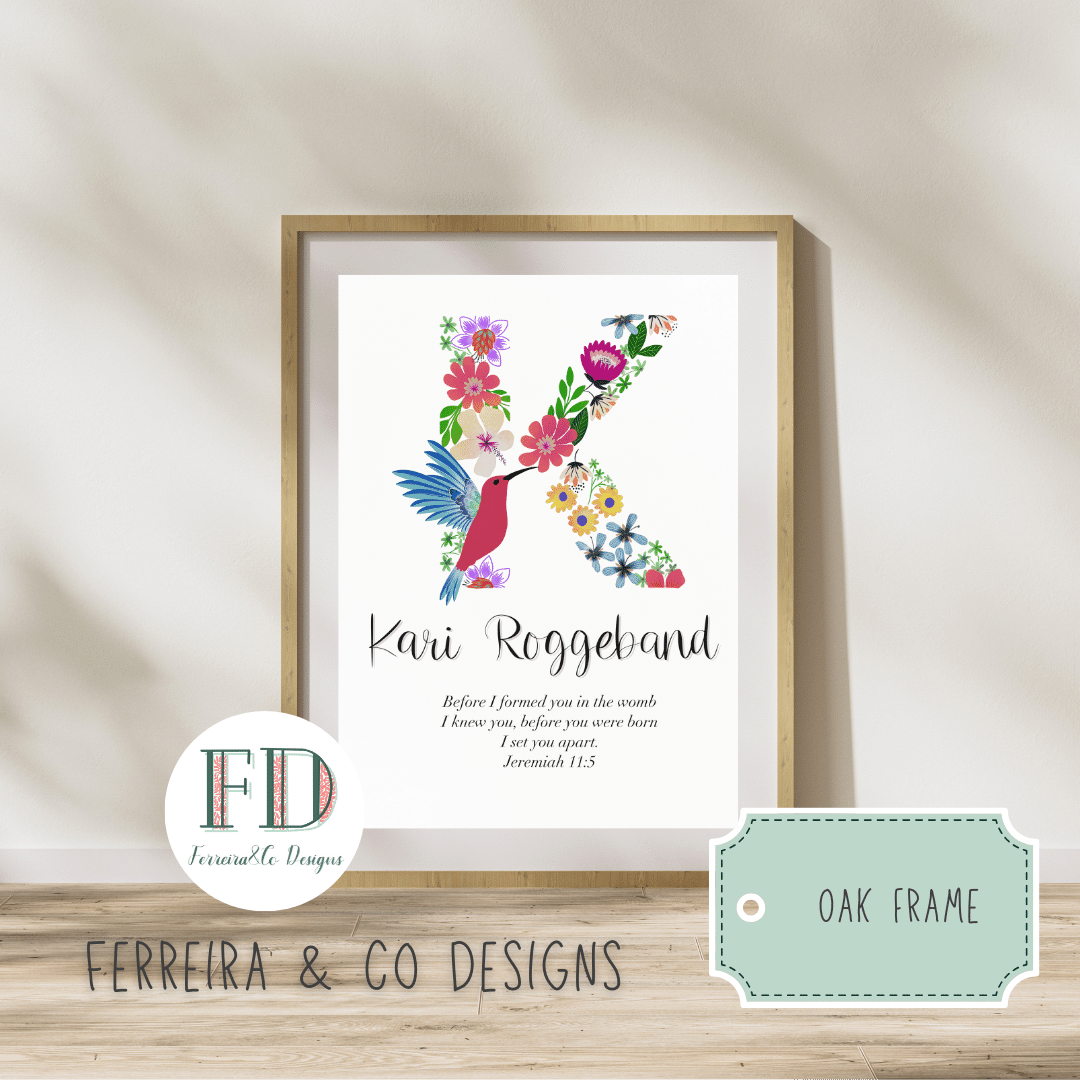 Monogram Name Illustration (Custom Made)