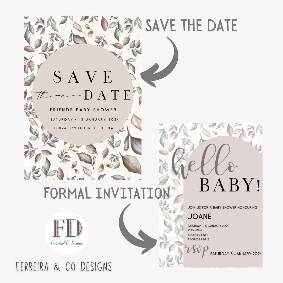 Custom Designed Event Stationary